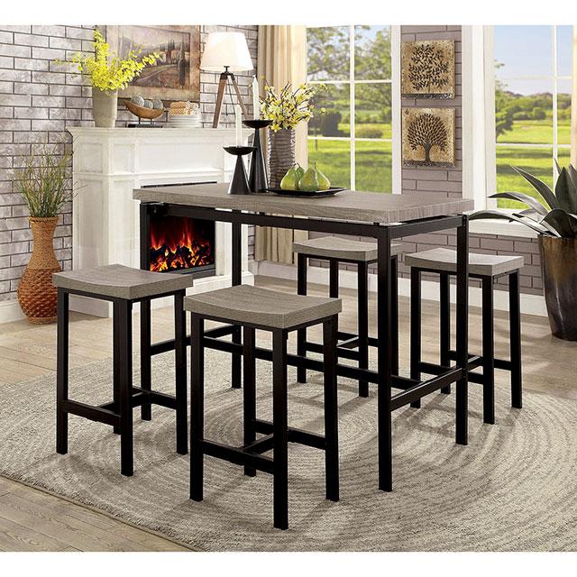 Vilvoorde 5 Pc. Counter Ht. Table Set - Marjories Furniture (Las Vegas, NV)