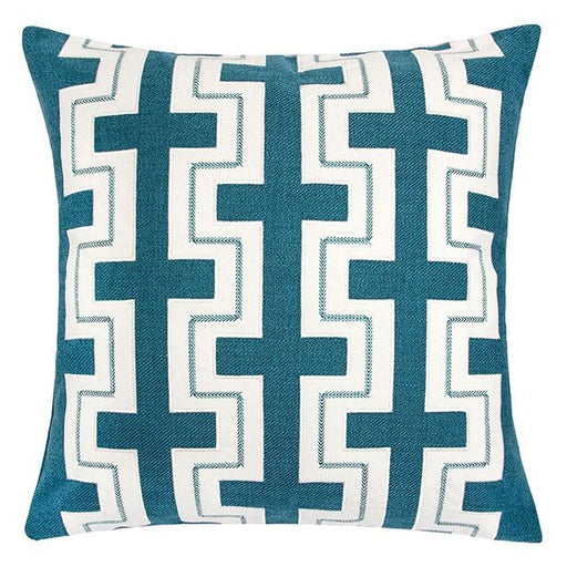 Kari Teal 20" X 20" Pillow, Turquoise - Marjories Furniture (Las Vegas, NV)