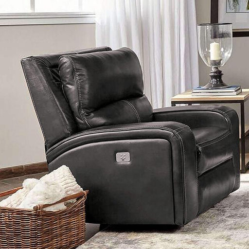 SOTERIOS Power Recliner, Charcoal - Marjories Furniture (Las Vegas, NV)