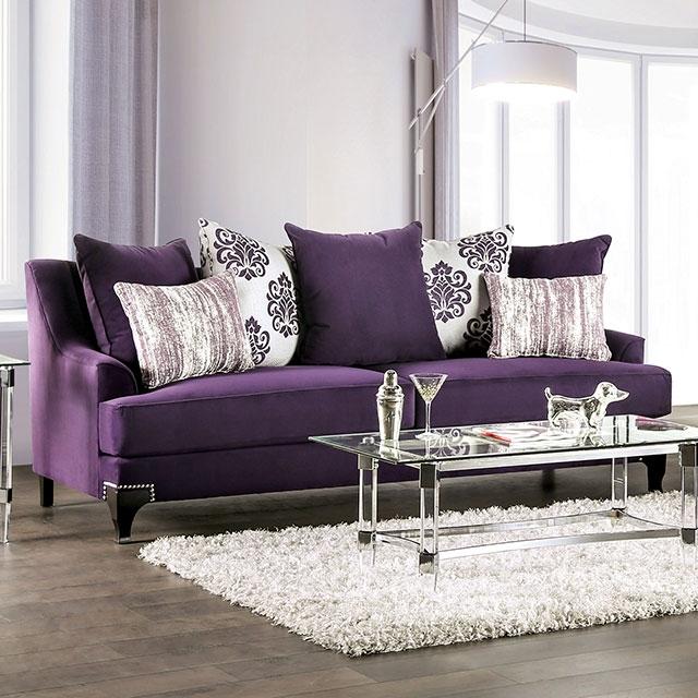 Sisseton Purple Sofa - Marjories Furniture (Las Vegas, NV)