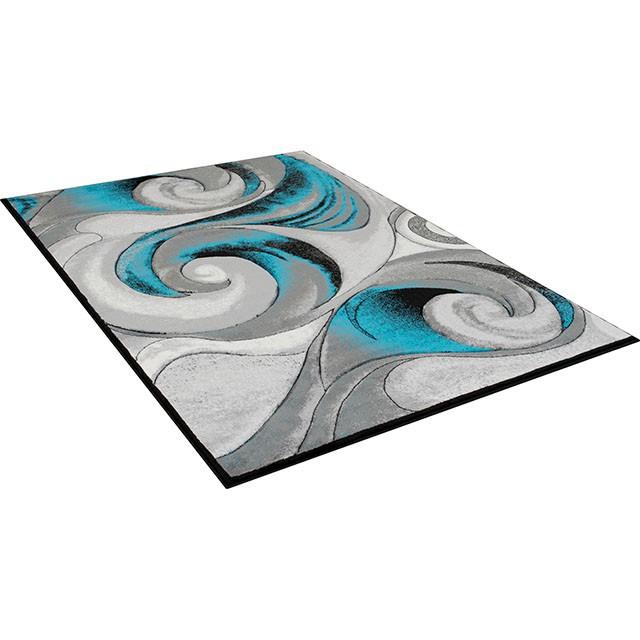 Niksar Turquoise 5' X 7' Area Rug - Marjories Furniture (Las Vegas, NV)