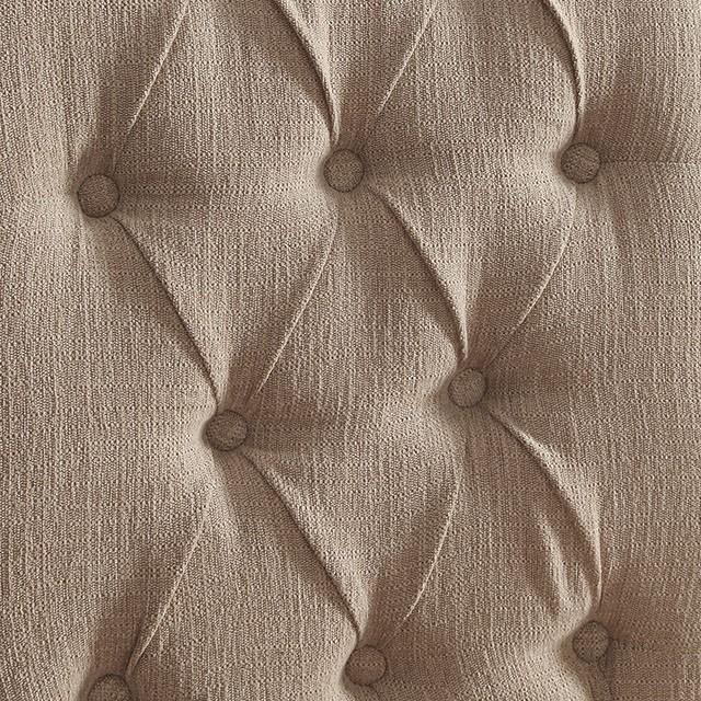 Mashall Beige/Antique Black Side Chair, Ivory (2/CTN) - Marjories Furniture (Las Vegas, NV)