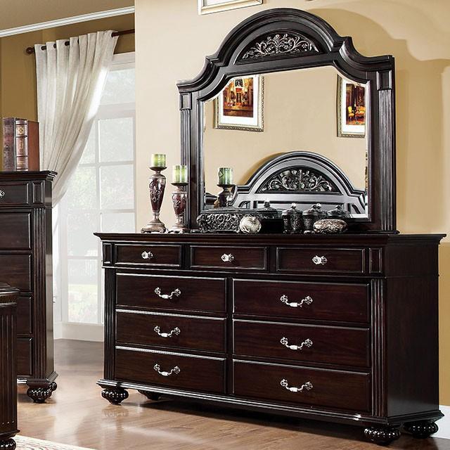 Syracuse Dark Walnut Dresser - Marjories Furniture (Las Vegas, NV)