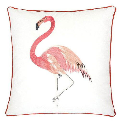Lina Flamingo 20" X 20" Pillow, Single Flamingo - Marjories Furniture (Las Vegas, NV)