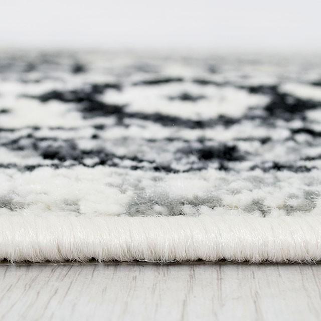 Serang Gray/Black 5' X 7' Area Rug - Marjories Furniture (Las Vegas, NV)