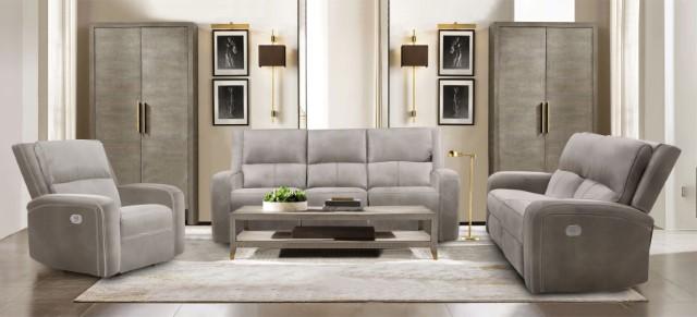 VASILIOS Power Loveseat, Taupe - Marjories Furniture (Las Vegas, NV)