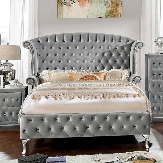 Alzir 4 & 5 Pc Queen Bedroom Set - Marjories Furniture (Las Vegas, NV)