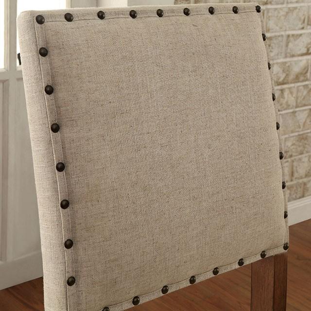 SANIA Rustic Oak Counter Ht. Chair (2/CTN) - Marjories Furniture (Las Vegas, NV)