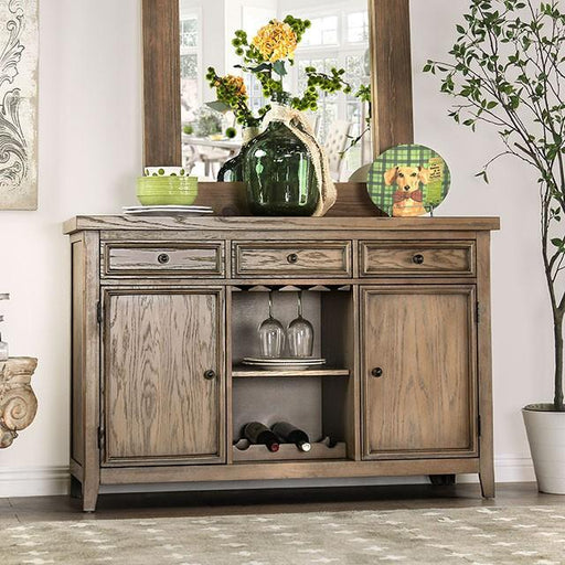 Patience Rustic Natural Tone Server - Marjories Furniture (Las Vegas, NV)