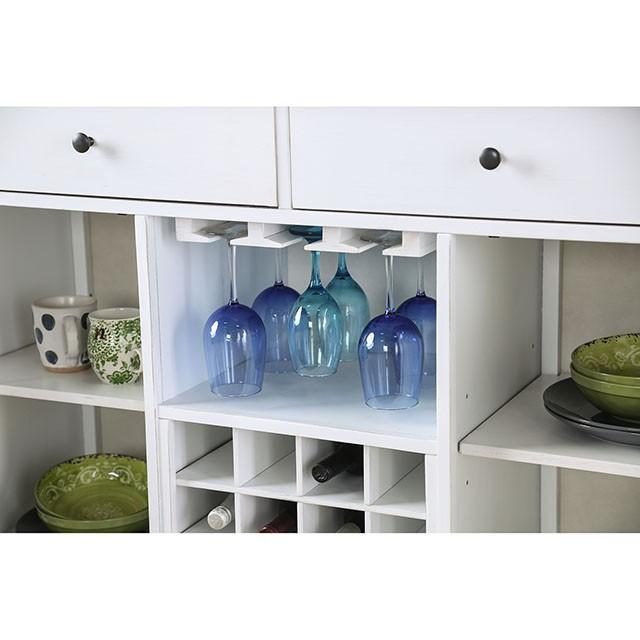 Kaliyah Antique White Server - Marjories Furniture (Las Vegas, NV)