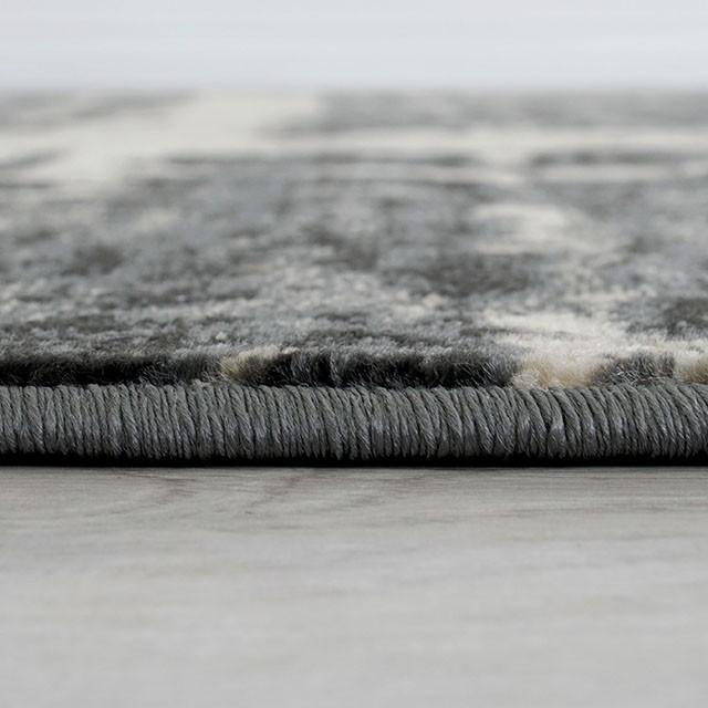 Kozlu Gray/Beige 5' X 7' Area Rug - Marjories Furniture (Las Vegas, NV)