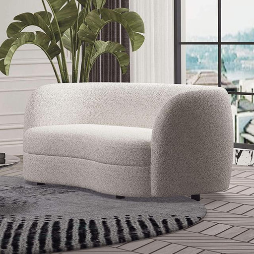 VERSOIX Loveseat, Off-White - Marjories Furniture (Las Vegas, NV)