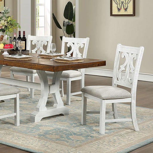 Auletta Transitional Dining Table Round & Squre - Marjories Furniture (Las Vegas, NV)