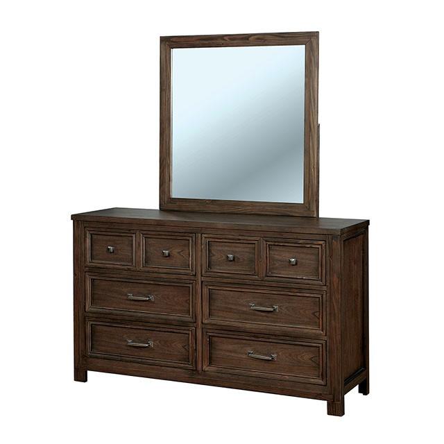Tywyn Dark Oak Mirror - Marjories Furniture (Las Vegas, NV)