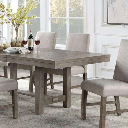 SAN ANTONIO Dining Table w/ 1 X 18" Leaf - Marjories Furniture (Las Vegas, NV)