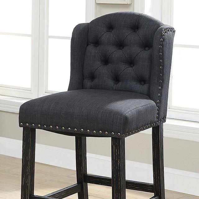 SANIA Bar Ht. Wingback Chair (2/CTN) - Marjories Furniture (Las Vegas, NV)