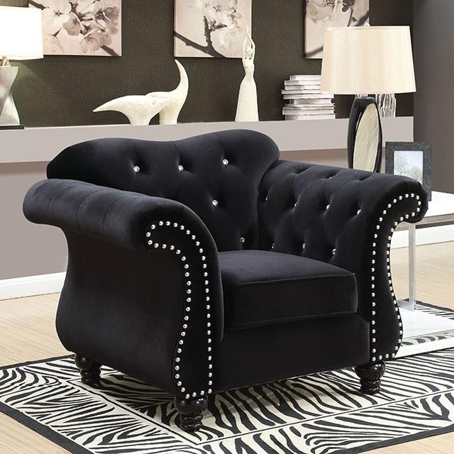Jolanda Chair Chrome - Marjories Furniture (Las Vegas, NV)