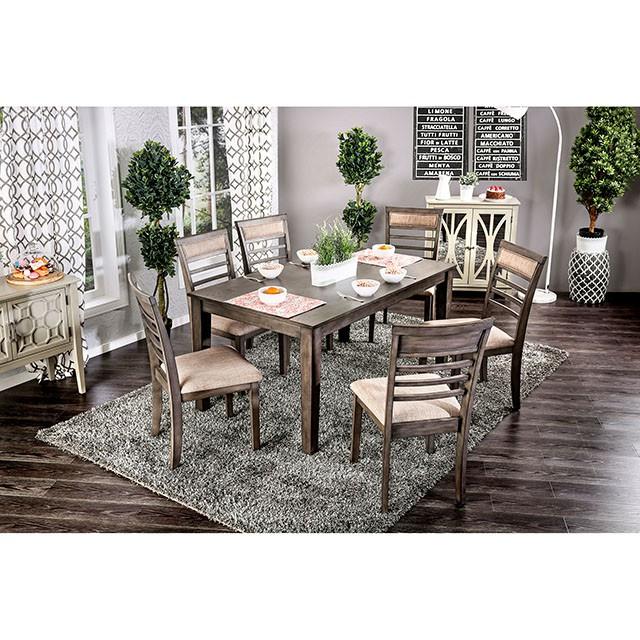Taylah 5 & 7 Piece Dining Table Set - Marjories Furniture (Las Vegas, NV)