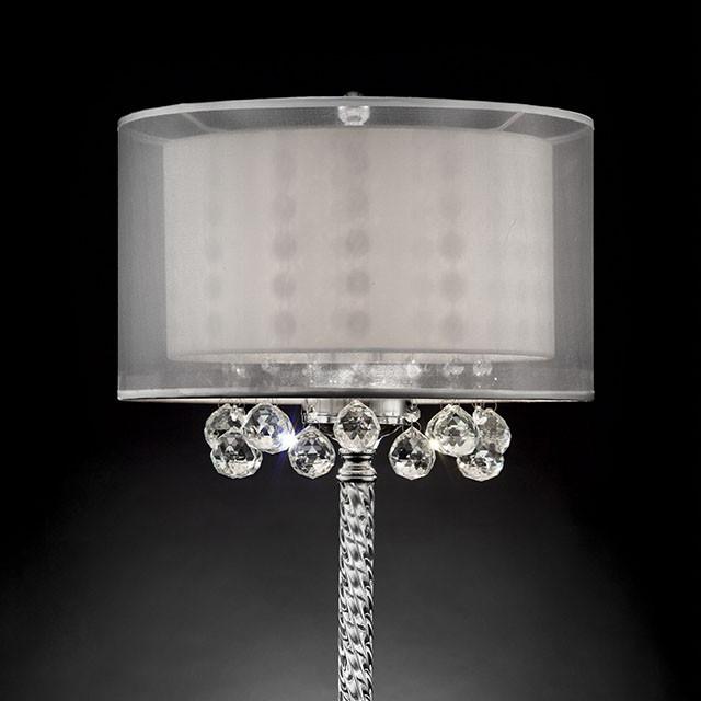 30"H Table Lamp, Hanging Crystal - Marjories Furniture (Las Vegas, NV)