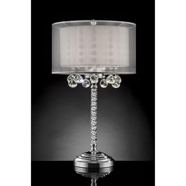 30"H Table Lamp, Hanging Crystal - Marjories Furniture (Las Vegas, NV)