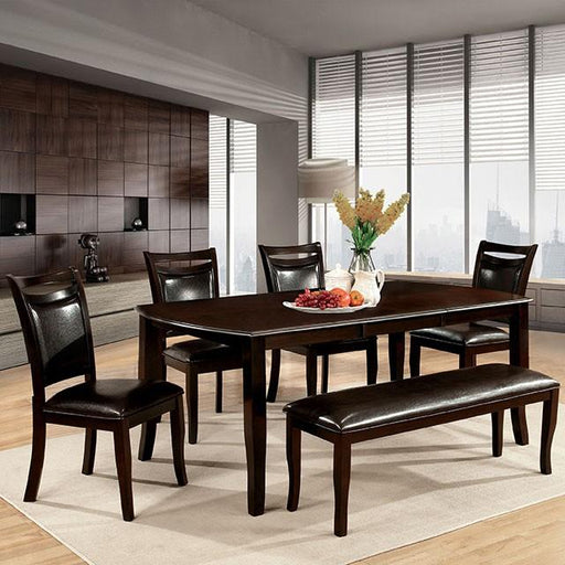 Woodside Dark Cherry/Espresso Dining Table - Marjories Furniture (Las Vegas, NV)