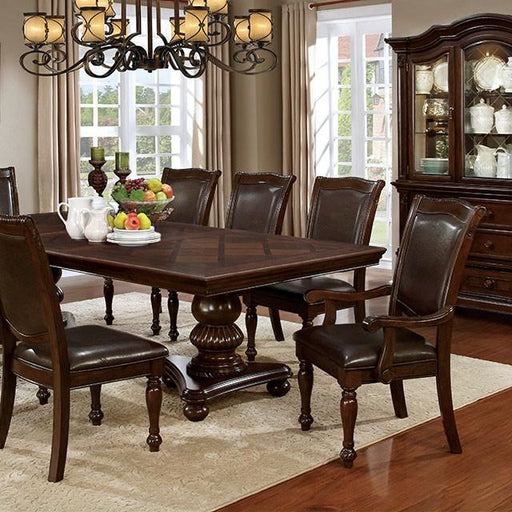 Alpena Brown Cherry Dining Table - Marjories Furniture (Las Vegas, NV)