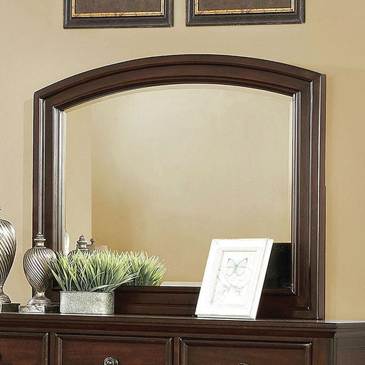 Castor Brown Cherry Mirror - Marjories Furniture (Las Vegas, NV)