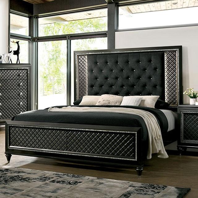 Demetria Bed - Marjories Furniture (Las Vegas, NV)