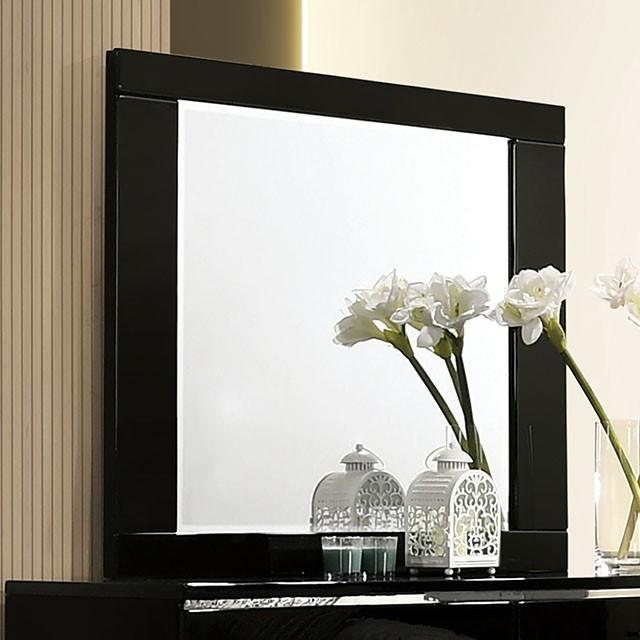 Carlie Mirror Black - Marjories Furniture (Las Vegas, NV)