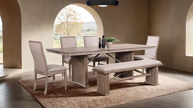 Ellesmere 6 Pc Dining Table Set - Marjories Furniture (Las Vegas, NV)