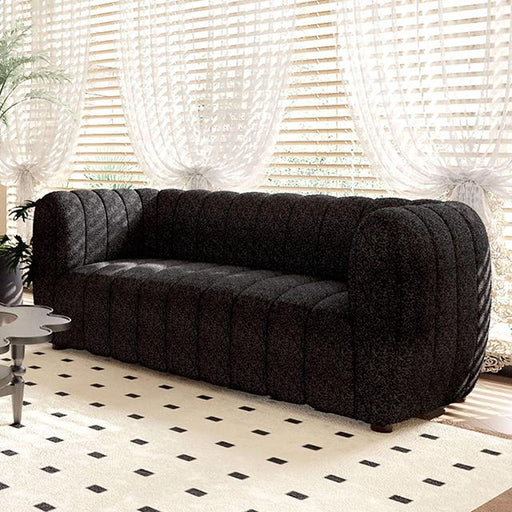 AVERSA Loveseat, Black, Gray, & White - Marjories Furniture (Las Vegas, NV)