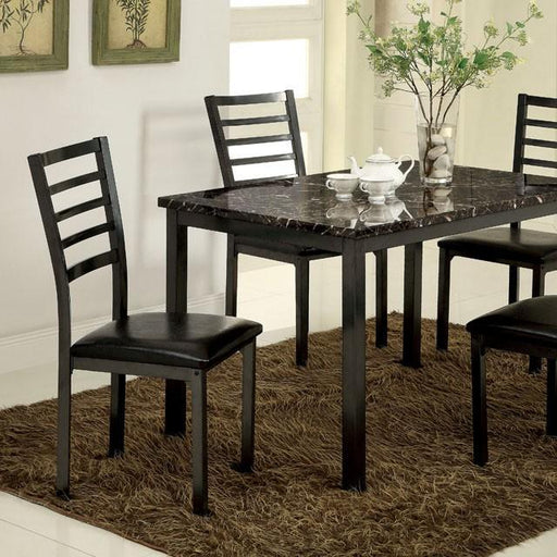 COLMAN Black 48" Dining Table - Marjories Furniture (Las Vegas, NV)