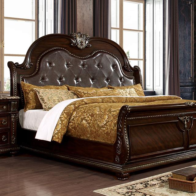 Fromberg Bed Brown - Marjories Furniture (Las Vegas, NV)