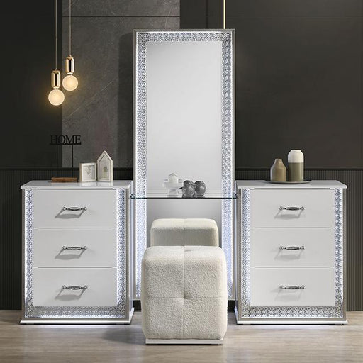 Hazeline Vanity Set with Stool - Marjories Furniture (Las Vegas, NV)