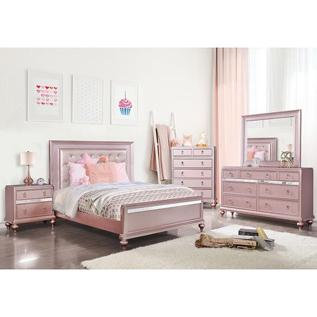 Ariston Rose Pink Mirror - Marjories Furniture (Las Vegas, NV)