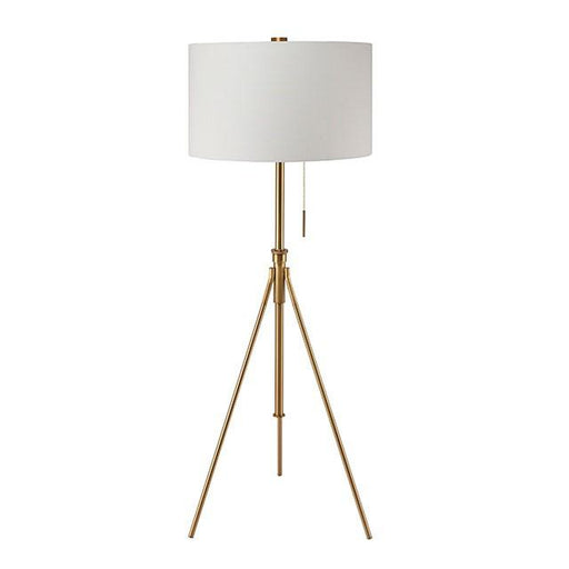 Zaya Stained Gold Floor Lamp - Marjories Furniture (Las Vegas, NV)
