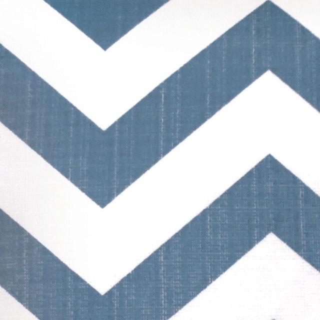 ZOE 18" X 18" Pillow, Blue Chevron (2/CTN) - Marjories Furniture (Las Vegas, NV)