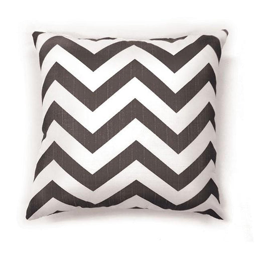 ZOE 18" X 18" Pillow, Gray Chevron (2/CTN) - Marjories Furniture (Las Vegas, NV)