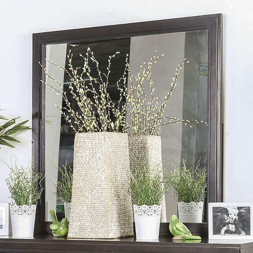 Berenice Espresso Mirror - Marjories Furniture (Las Vegas, NV)