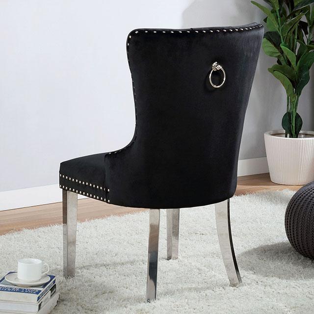JEWETT Chair, Black (2/CTN) - Marjories Furniture (Las Vegas, NV)