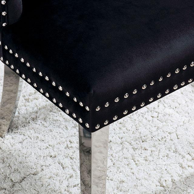 JEWETT Chair, Black (2/CTN) - Marjories Furniture (Las Vegas, NV)