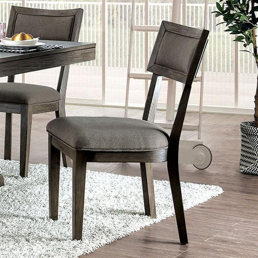 Leeds Gray Side Chair - Marjories Furniture (Las Vegas, NV)