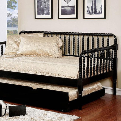 Linda Black Twin Daybed - Marjories Furniture (Las Vegas, NV)