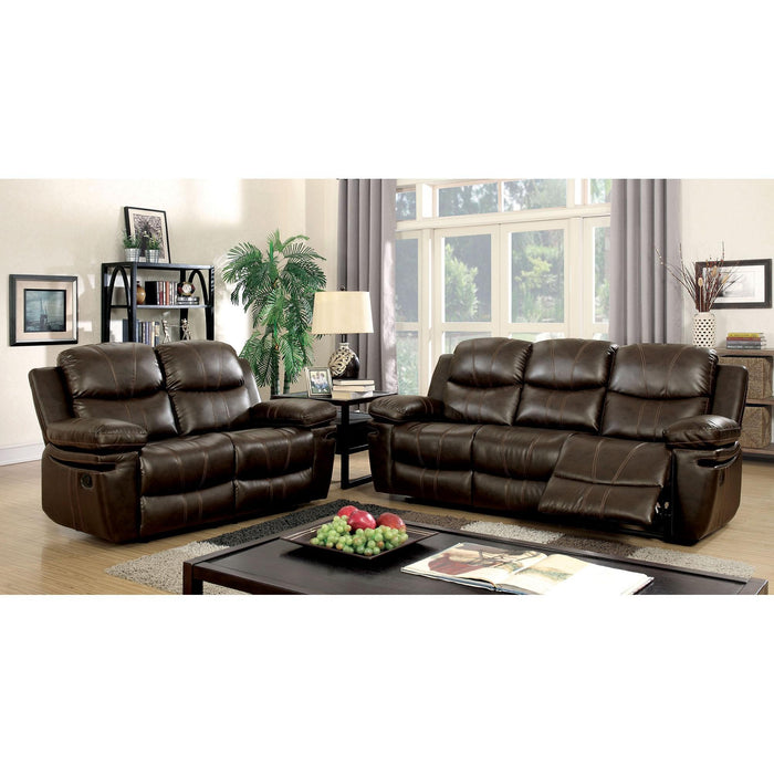 Listowel Brown Love Seat - Marjories Furniture (Las Vegas, NV)