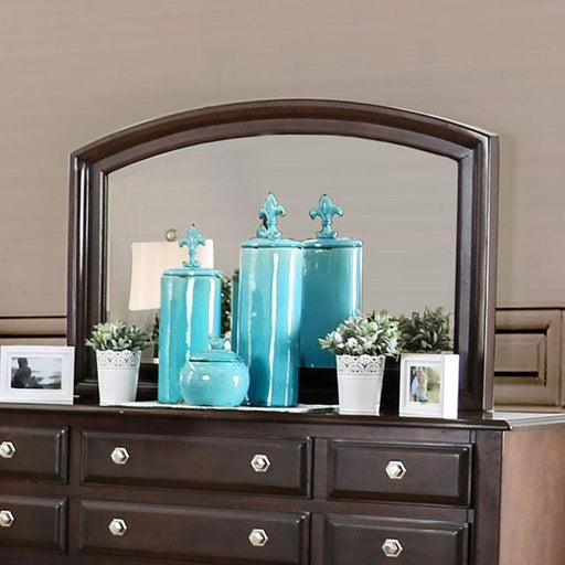 Litchville Brown Cherry Mirror - Marjories Furniture (Las Vegas, NV)