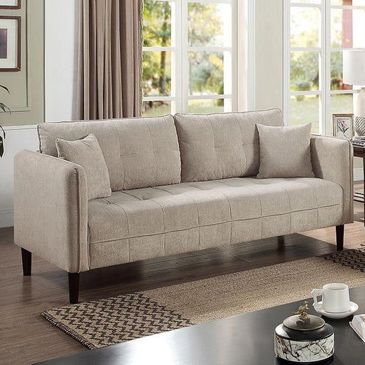 LYNDA Sofa w/ Pillows, Light Gray - Marjories Furniture (Las Vegas, NV)