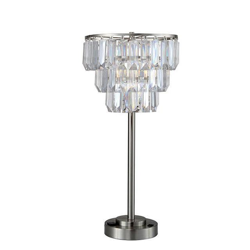 Meg Clear Table Lamp - Marjories Furniture (Las Vegas, NV)
