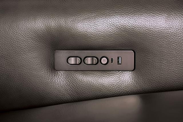 PHINEAS Power Loveseat, Gray - Marjories Furniture (Las Vegas, NV)