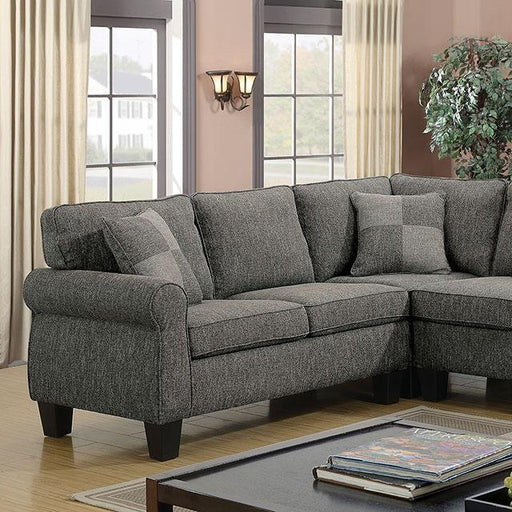 Rhian Dark Gray Sectional - Marjories Furniture (Las Vegas, NV)