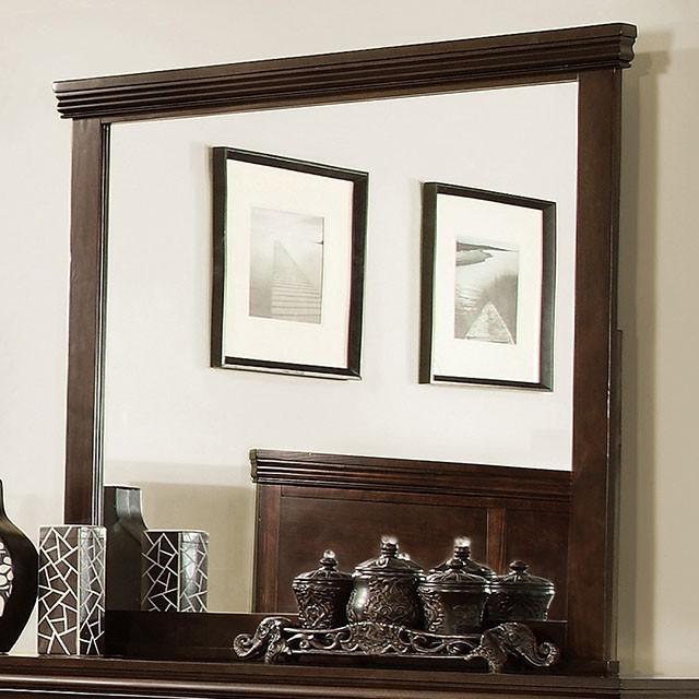 Spruce Brown Cherry Mirror - Marjories Furniture (Las Vegas, NV)